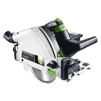 Festool 576906 TSC 55 Cordless Plunge Saw Kit Includes 575688 & 491498 FS1400 Guide Rail x 2 482107 FSV Connecting Piece x 2 489570 FSZ120 2pc Fastening Clamp Set x 1 C/W 2 x 5.2Ah Li-ion Bluetooth Airstream Batteries & SCA8 Rapid Charger***Due In Septe (