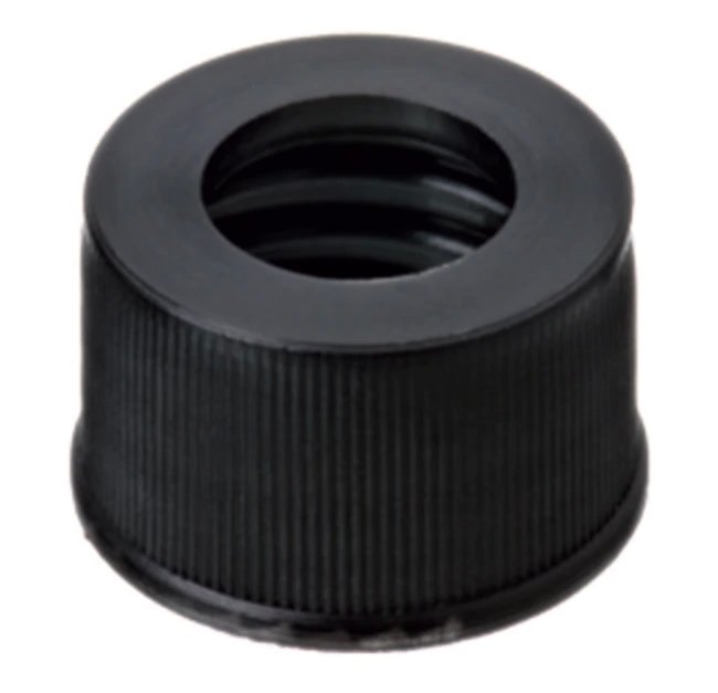 13-425mm Black Polypropylene Open Hole Cap