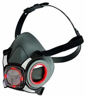 BHT003-0L5-000 FORCE 8 F8-820 HALF MASK RESPIRATOR MED GREY/RED