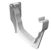 Ogee Gutter Bracket White ogee guttering system, ogee gutters, building plastics