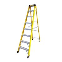 PTLD1908FGPROTOOL FIBREGLASS LADDER EN131 8 STEP MAX LOAD 150KG