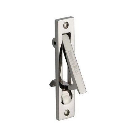 C1165-PNF - Pocket Door Edge Pull Polished Nickel Finish