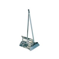 Lobby Dustpan & Brush Stainless Steel