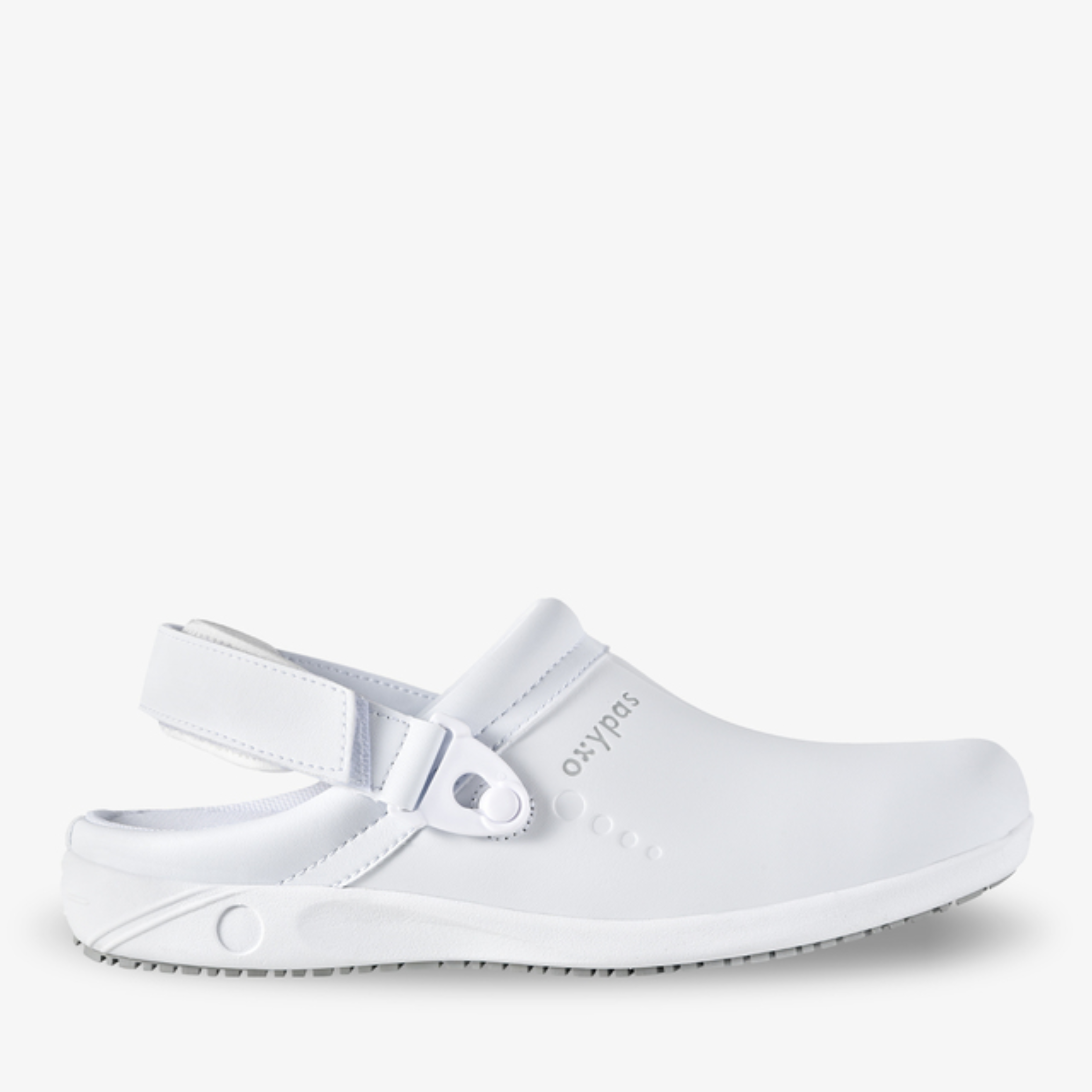Safety Jogger Remy Comfort and Safety Clogs with Strap, White