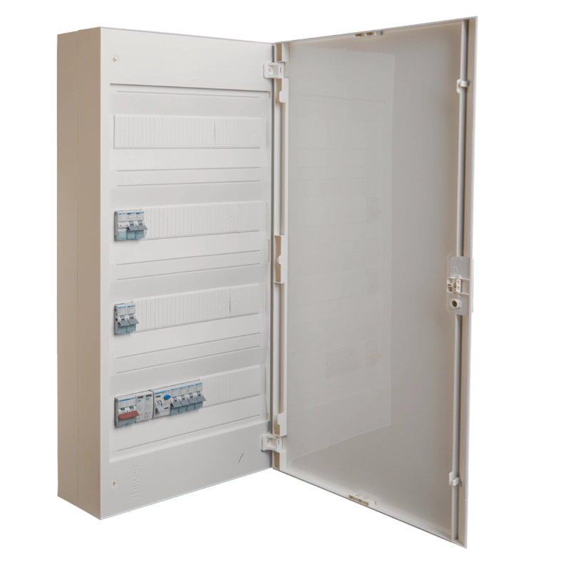 Hager Vega Enhanced 4 Row SPD Consumer Unit VBE108101PSPD