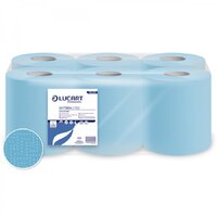 Lucart Skytech Centrefeed Roll Blue 2Ply Food Safe 150m x 6 rolls