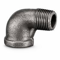 Crane Malleable Black 3/4" 152 90&deg; Male to Female Elbow