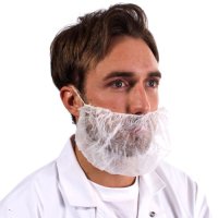 Non-Woven Beard Mask Per Case of 1000 - White