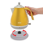 DeLonghi 1.7L Icona Capitals Kettle - Yellow | KBOC3001Y