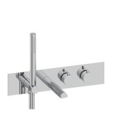 HAKK CONCEALED BATH SHOWER MIXER CHROME