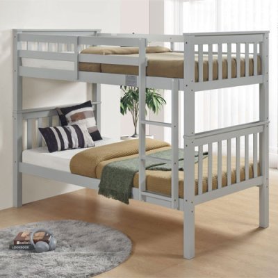 Colton Bunk Bed - Grey or White