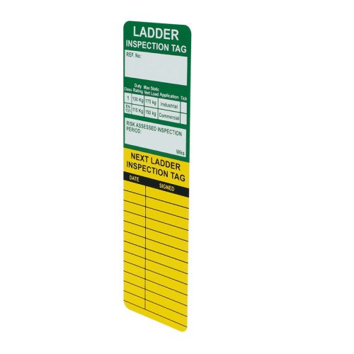 LADDER SAFETY TAGS PACK OF 10
