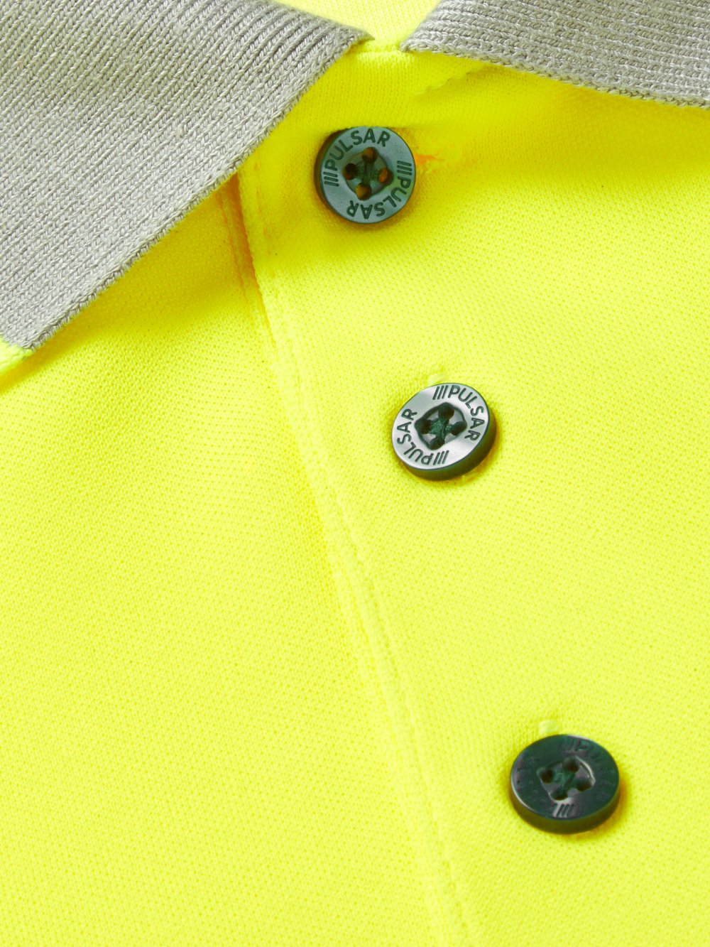 PULSAR&reg; LIFE Men's Hi-Vis Short Sleeve Yellow Polo Shirt