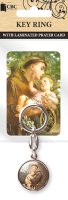 Key Ring & Prayer Card Set/St.Anthony   (74441)