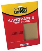 FFJASP10F FINE SANDPAPER 10 SHEET PK 230x280MM