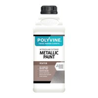 Polyvine Metallic Paint Pewter