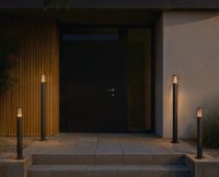 Muto Adjustable Outdoor Post Light, Anthracite