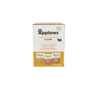 Applaws Cat Pouch Multipack - Chicken Selection in Broth 70g 12pk x 1