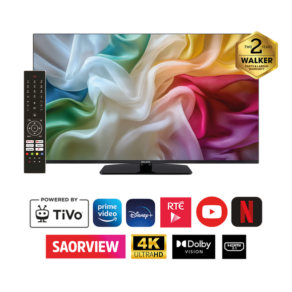 Walker 43-Inch Smart 4K HDR TV