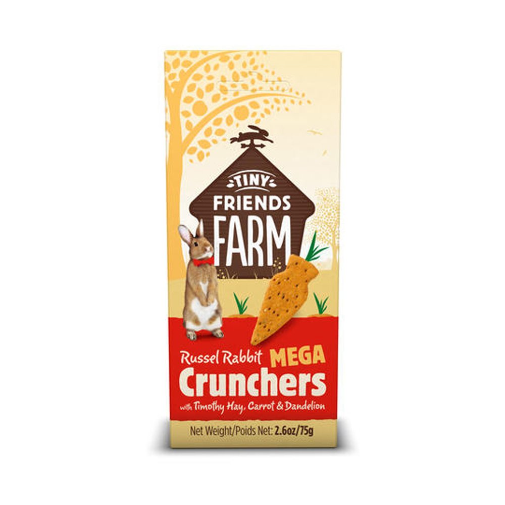 Supreme Tiny Friends Farm Russel Mega Crunchers 8x75g