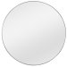 Canis Round Flat Mirror Country Silver 100cm