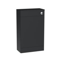 Tucker French Chiltern 500mm Square Edge Back To Wall WC Unit Matt Graphite