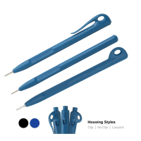 Detectable Elephant Stick Pen, Blue Housing