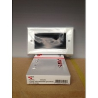 Triax Poly White Double Module Grid w/Brus