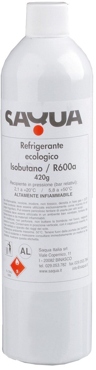 Indesit R600A Isobutane Refrigerant Gas Cylinder 750ml Can