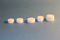 UNWADDED STANDARD CAPS WHITE