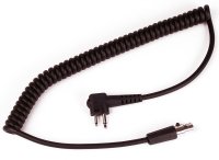 3M Peltor Flex Cable for Icom 2-pin right angle