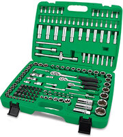 151Pce 1/4" 3/8" & 1/2" Dr Socket Set