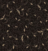 CONTESSA SCROLL LEAF BLACK/SAND 4M