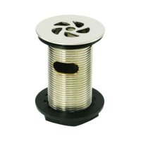 Tucker French 1&frac14;" Flush Grated slotted Waste 2 7/16" Flange (89mm Tail) (Slotted)