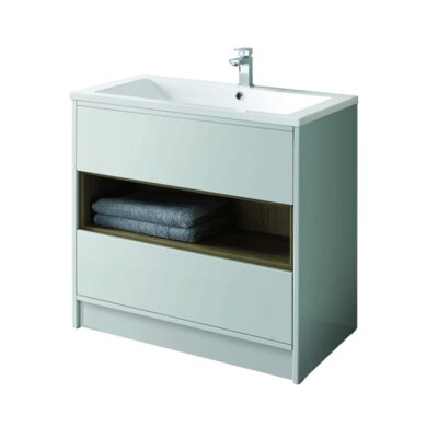 Lucca 60cm Floor Standing Vanity Unit - Dove Grey