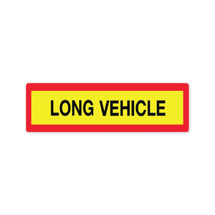 'Long Vehicle' Marker Board (Horizontal)