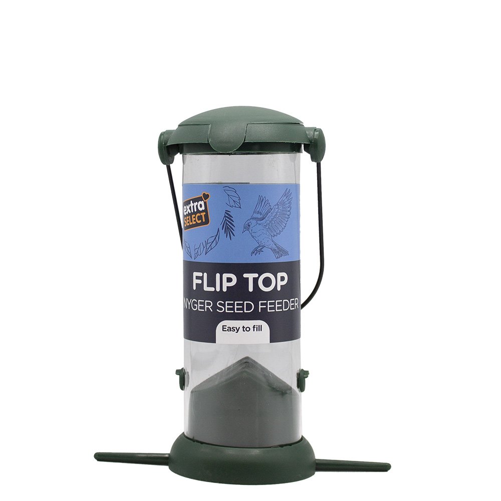 Extra Select mall Flip Top Nyger Seed Feeder 1x12