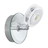 EGLO Agueda 1 Polished Chrome Single Spot Wall Light LED 1x3.3w | LV1902.0037