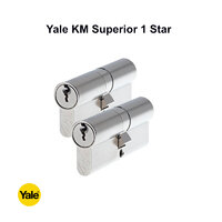 YALE KM SUPERIOR 1 STAR 4555 NICKEL PAIR ALIKE