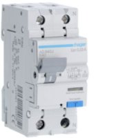 Hager 40A B Curve 30mA Type A RCBO AD940J