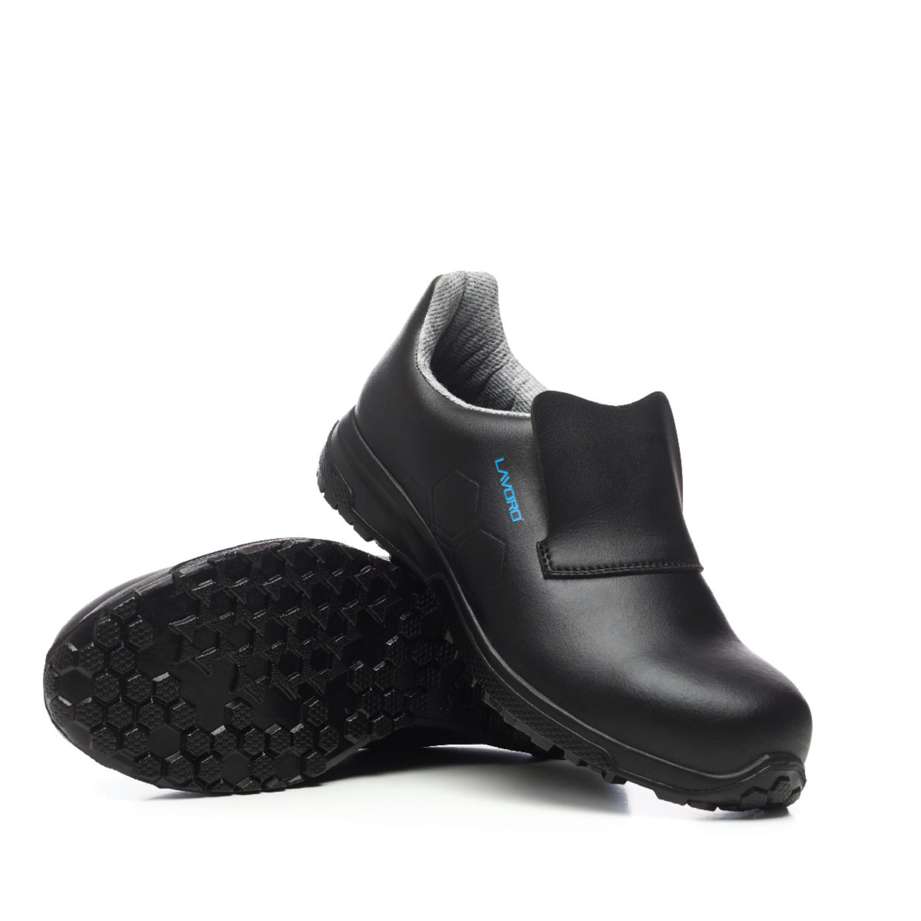 Tocha Black Slip On Safety Shoe, Black, S3 SRC Composite Toe Cap, Metal Free