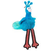 House of Paws Peacock Fluffy Dog Toy