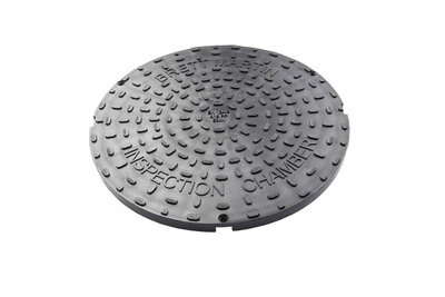 Secured Round Plastic Inspection Chamber Cover For Driveways 450mm 50KN