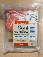 K9 Chew Co. Yak Cheese Chew BBQ Medium 5-pk