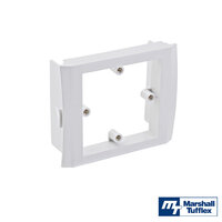 MT Odyssey 1 Gang Mounting Frame White