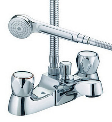 Bristan Bath Shower Mixer Metal Heads
