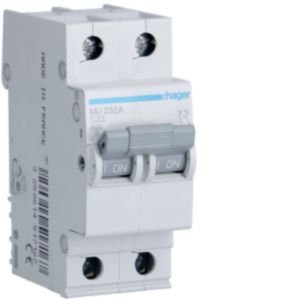 Hager 32A 2P C Curve 6kA MCB MU232A