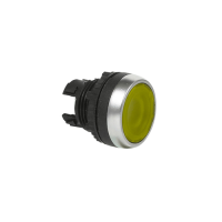 Illuminated Push Button Head, Yellow