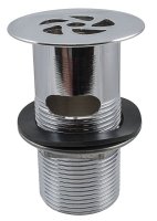 Tucker French 1 1/4" Flush Grated Slotted Waste 2 7/16" Flange