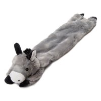 Animate Flat Stuffed Head Donkey Grey 24in